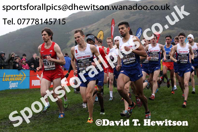 Senior mens Great Edinburgh Cross Country. Photo: David T. Hewitson/Sports for All Pics